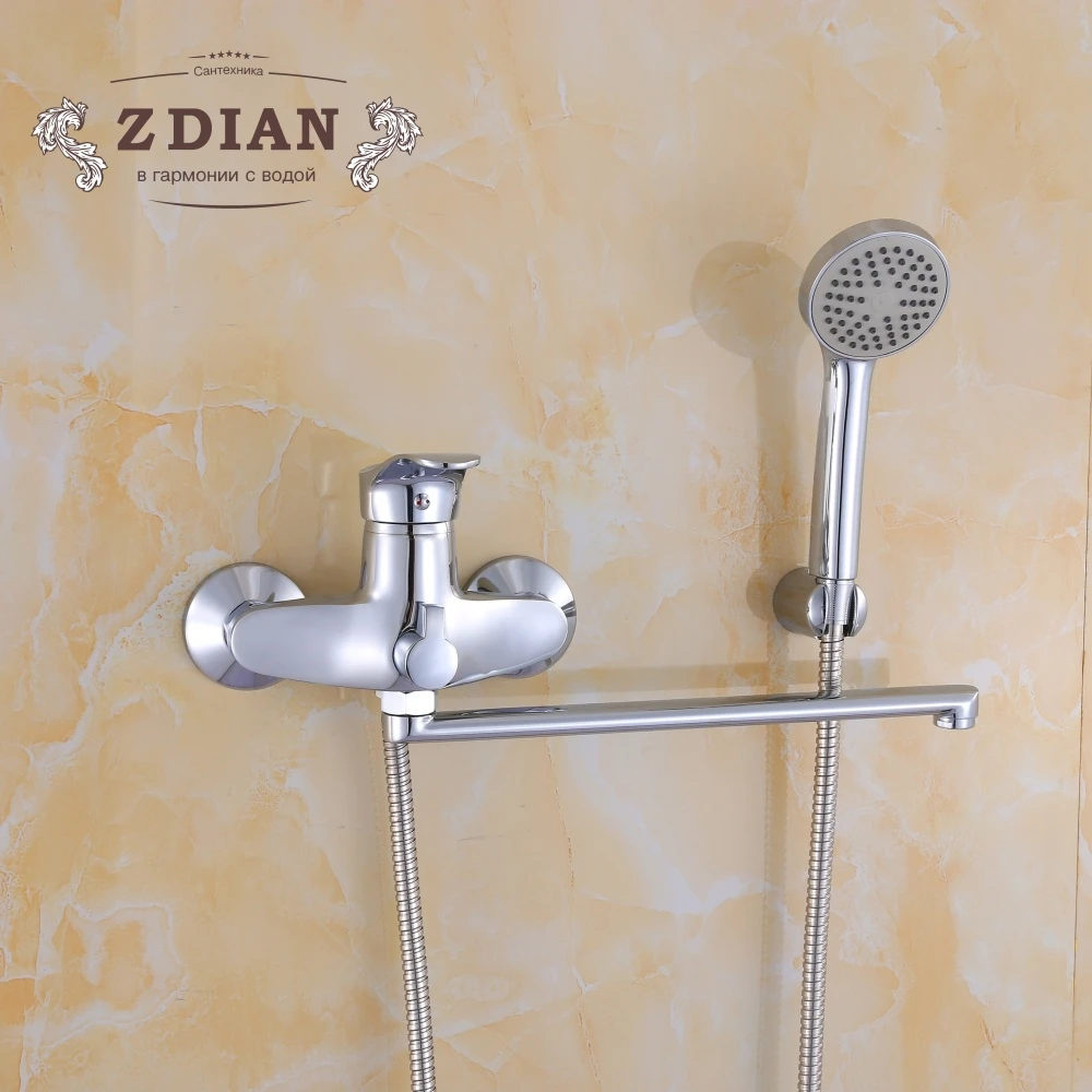 

Bathroom faucet shower faucets bath mixer Shower system Tropical Shower Shower rack with mixer copper.Bathtub faucet