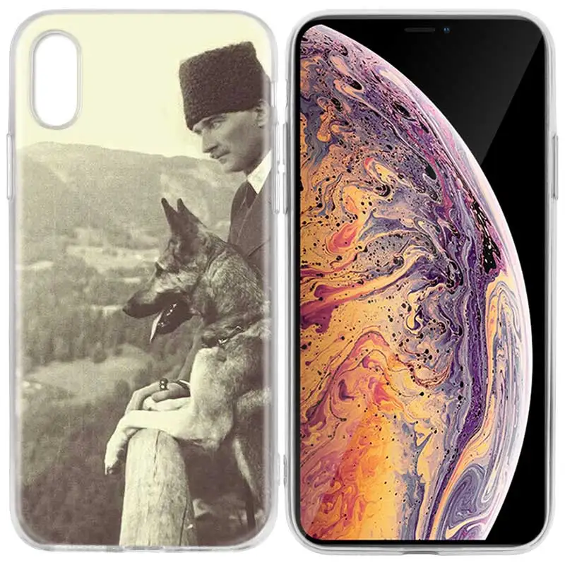 005 Чехол для iPhone 7 8 6 6s Plus 5 5S SE 5C X XS MAX XR Силиконовые чехлы чехол Турция Mustafa kemale Ataturk - Цвет: 005