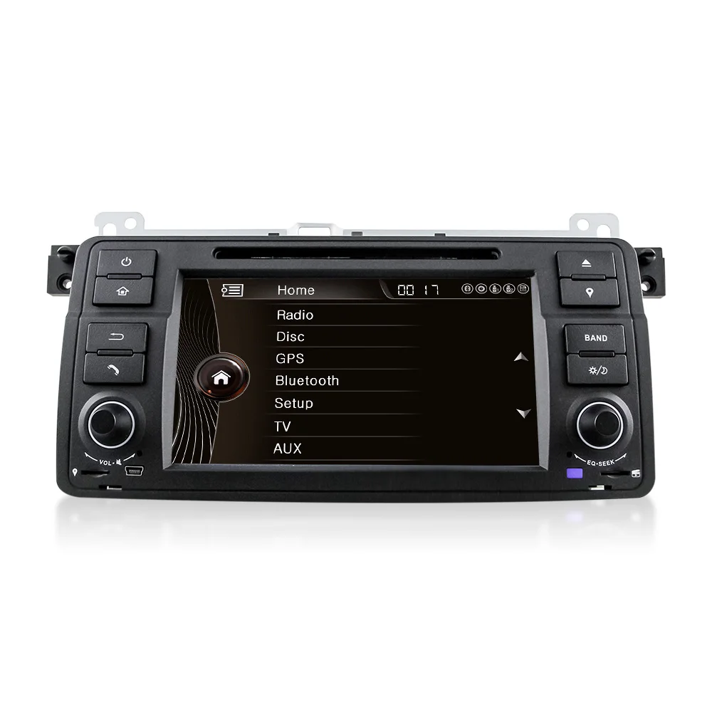  7" HD Touch Screen Car DVD Player GPS Navigation for BMW E46 3 Series M3 GPS Bluetooth Radio  USB IPOD Steering wheel Free Map 