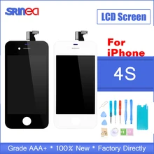AAA+++ Quality Display LCD For iPhone 4s 4 S LCD Screen Digitizer Display Assembly Screen LCD Replacement Screen Black White AAA+++ Quality Display LCD For iPhone 4s 4 S LCD Screen Digitizer Display Assembly Screen LCD Replacement Screen Black White