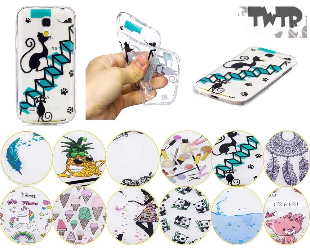 Чехол для Samsung Galaxy S4 mini S 4 i9195 i9190 i9192 Duos чехол телефона из ТПУ кожаный S4mini GT