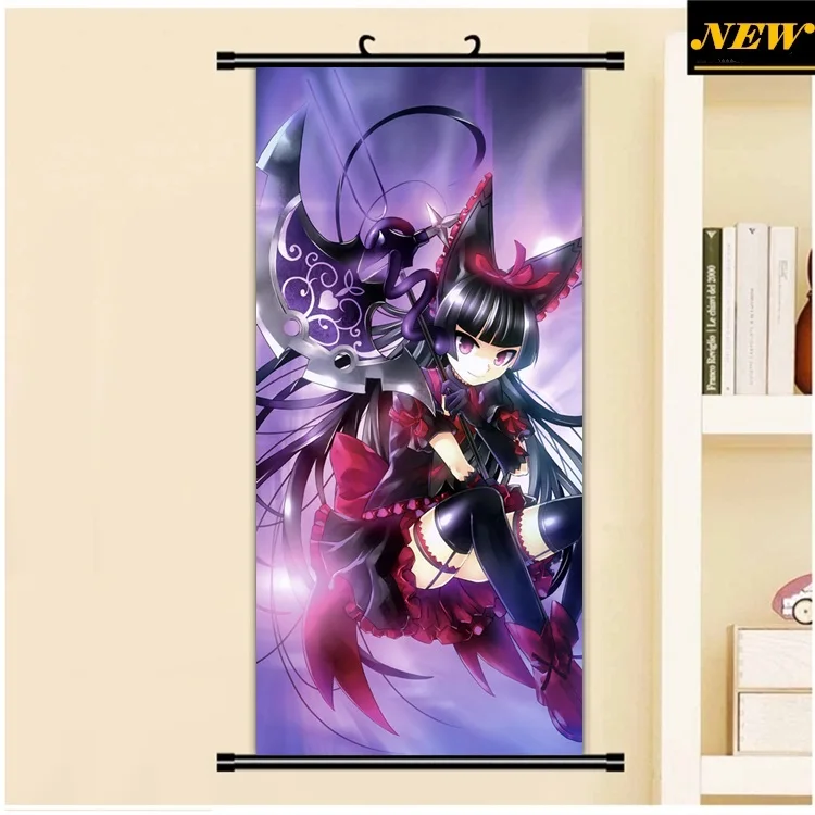 

Gate Jieitai Kano Chi nite Kaku Tatakaeri rory mercury loli cartoon anime wall picture mural poster cloth scroll canvas painting