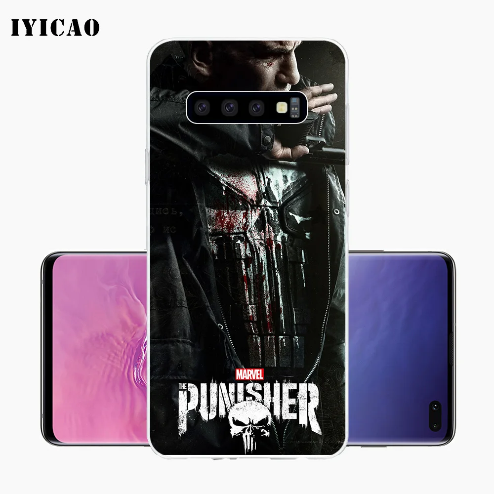 IYICAO Мягкий силиконовый чехол для телефона с черепами Samsung Galaxy S10e S10 S9 S8 Plus S7 Edge из
