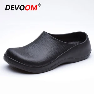 Hot Sellers Chef Professional Slip Resistant Work Shoe Waterproof Oil-proof Kitchen Room Shoes 2019 Mens Summer Sandals Black Clogs Size 44 Hot Sellers Chef Professional Slip Resistant Work Shoe Waterproof Oil-proof Kitchen Room Shoes 2019 Mens Summer Sandals Black Clogs Size 44