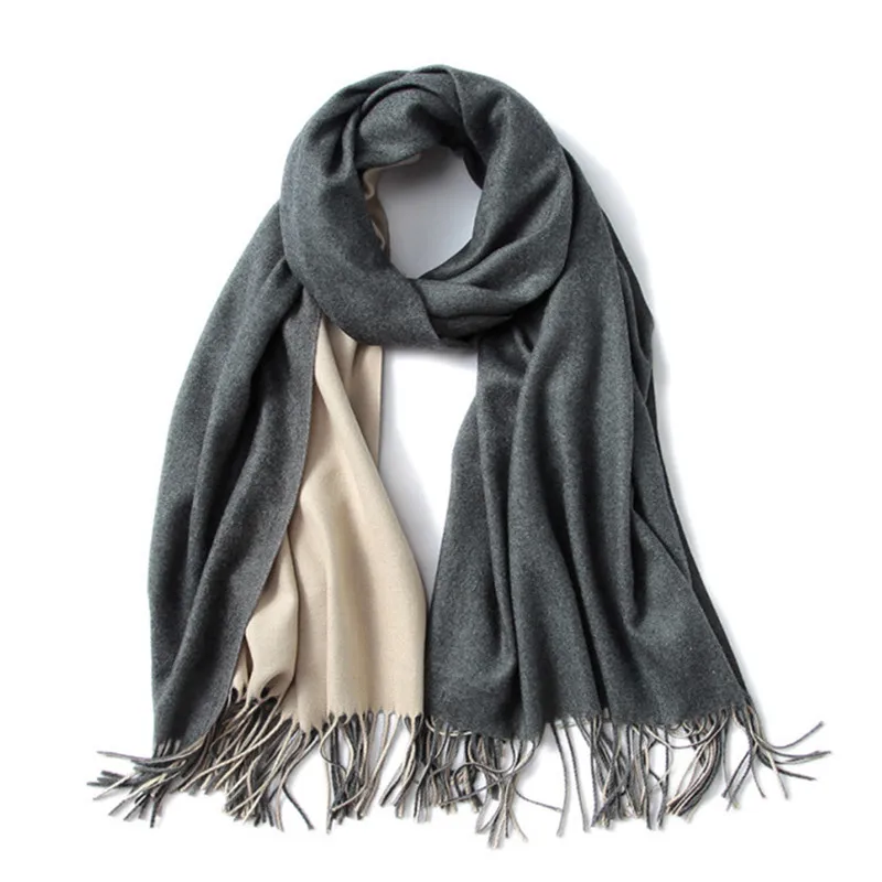 

brand Winter purple faux Cashmere Scarf with Tassels for Women Ladies warm Scarves Wraps long Shawl feminino 70*200cm green red