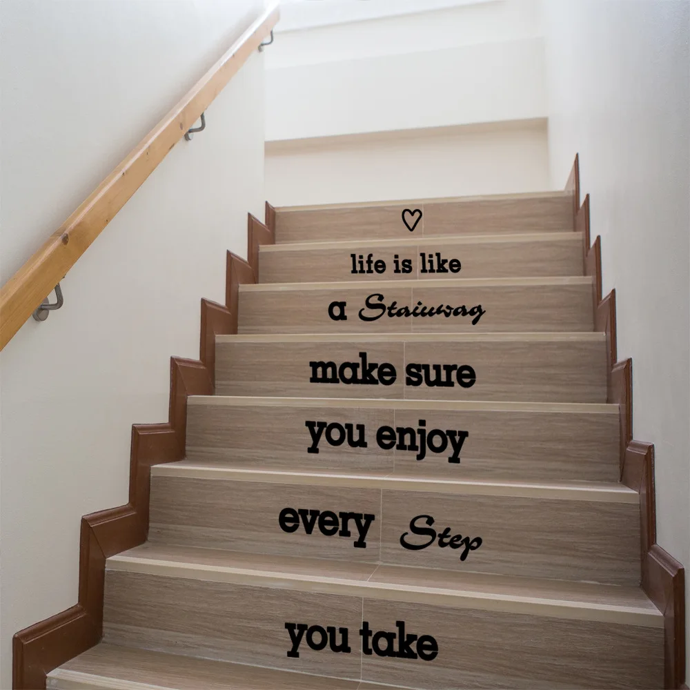 Rumors Wall Stickers Stair Ladder Home Decorative Stickers Creative