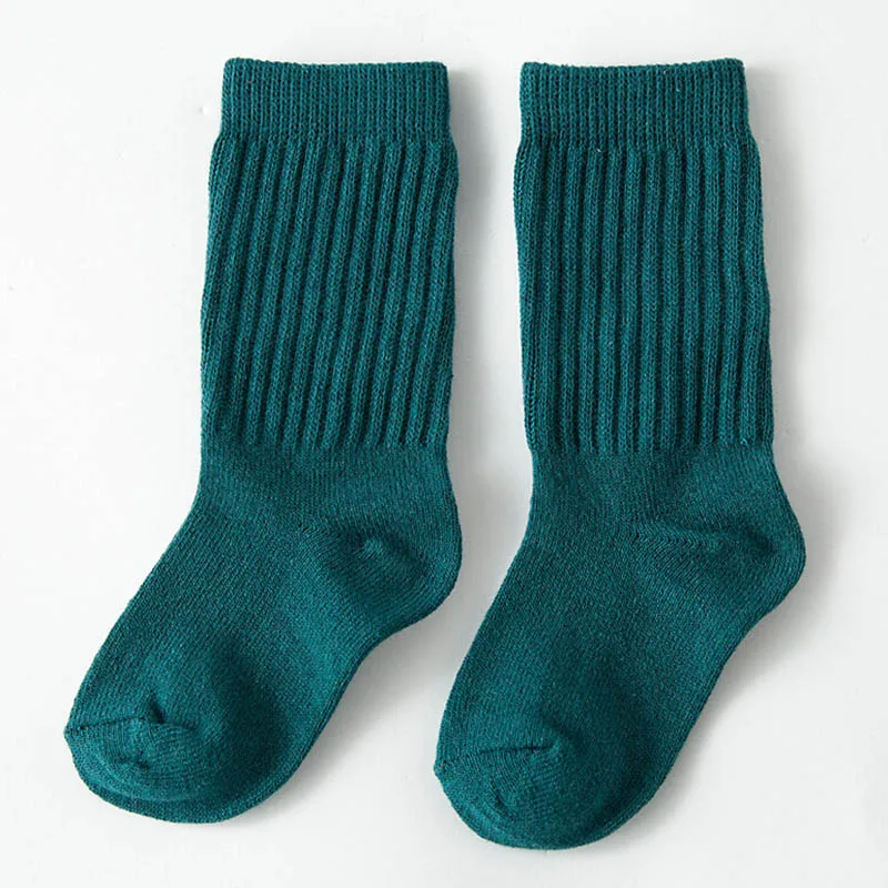 1 пара носков для малышей носки из хлопка для активного отдыха однотонная теплая одежда для малышей 0-6 лет, носки для малышей Весна-Осень 251 - Цвет: 251-03