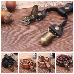 1pcs Men Women Vintage Adjustable 4 Clips 1.5cm Width Casual Adult Belt Strap Wedding Party Clip-on Suspenders Brace CLL9148