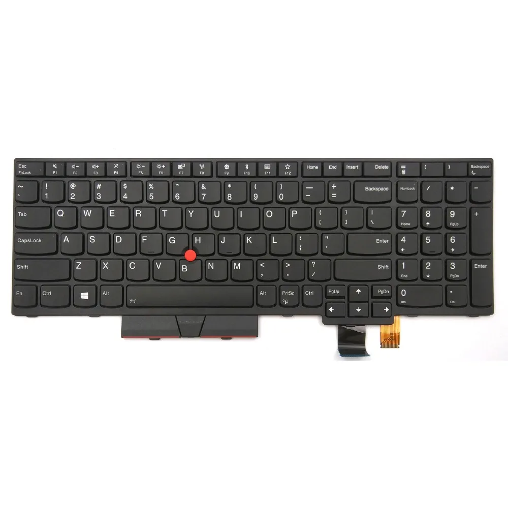 Новая клавиатура для ноутбука Lenovo Thinkpad P51s T570 Тип 20HB 20HC 20JY 20H9 20HA 20JW US подсветка 01ER582