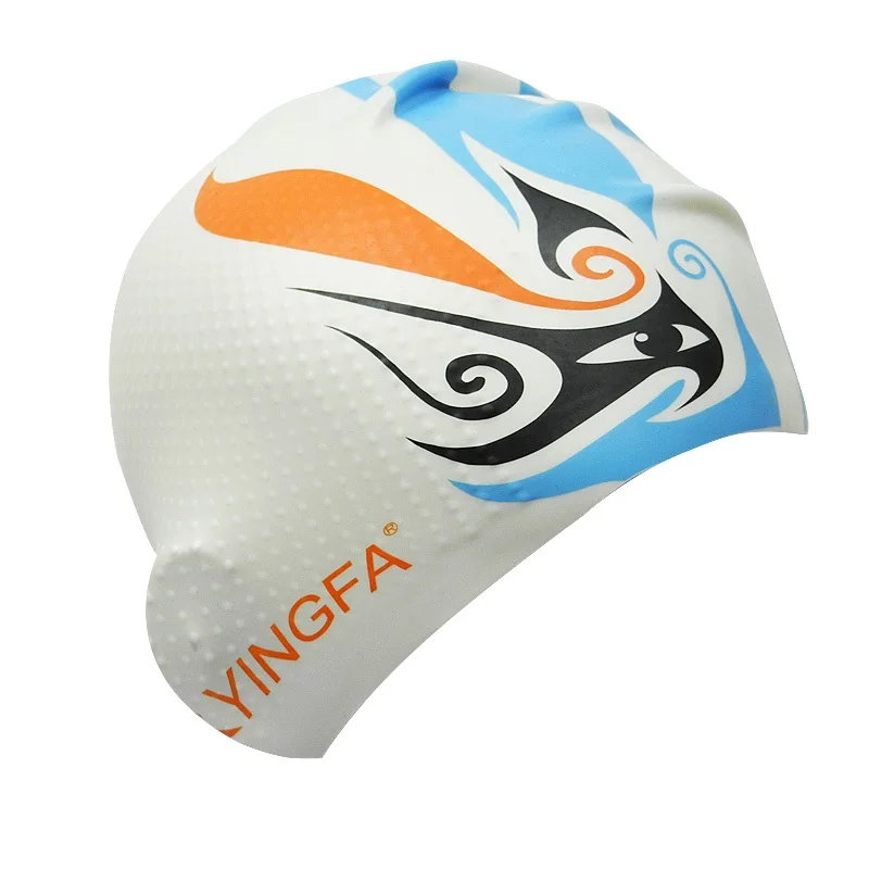 

2019 High Stretch Men and Women Swimming Hat Particle Swimming Caps Pool Wear Protect Ears Durability Unisex Bathing Cap