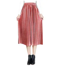 TAJIYANE осенние зимние юбки женская плиссированная розовая юбка Уличная Корейская стильная винтажная черная юбка Faldas Mujer Moda ZL212