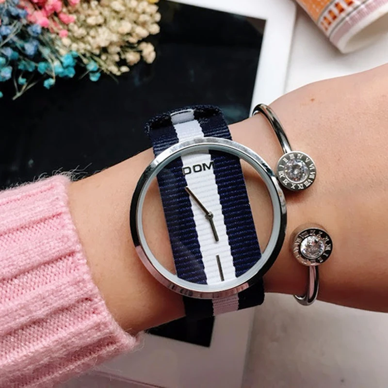 

Women Watches DOM Brand Clock Women's watch Red Leather Ladies Wristwatch Female Montre Bracelet Hodinky Relogio Feminino saat