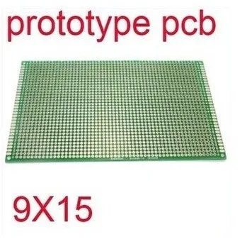 

Free shiping !!! 10pcs/lot 9*15cm 9X15 cm double-Side Copper prototype pcb 9*15 cm Universal Board