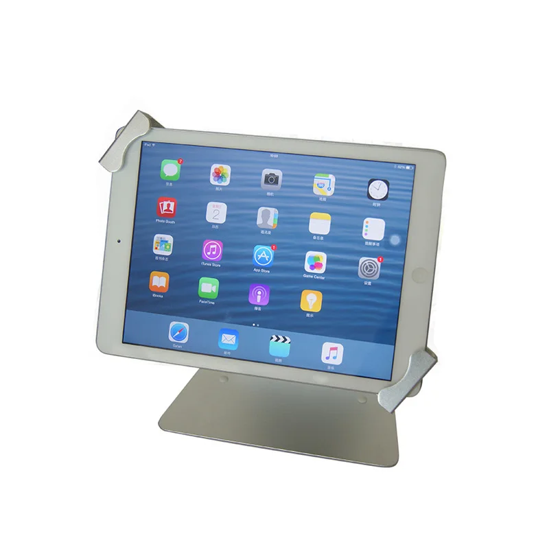 

Tablet Security Lock Pad Display Stand Flexible Holder Lock Lockable Tablet Aluminum For Ipad 360 Rotate Anti Theft Alarm Stand