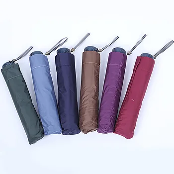 

Portable 3 Foldding Windproof Vinyl Umbrella For Men, Women, Teens And Kids Family Outing Travel Lightweight Compact Umbrella