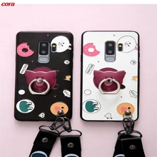 

For iPhone6 6splus 7 7plus 8 X lovely brown bear embossment Air cushion TPU back cover phone cases