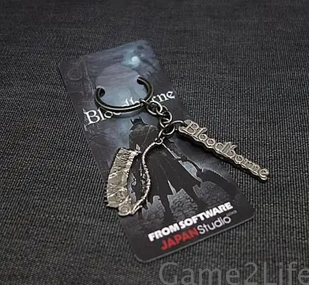 

Bloodborne Limited Edition Metal Keychain Bloodborne Keychain PS4 Game Key Ring Men Women Jewlery Key Chains