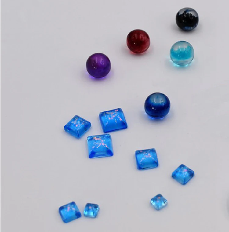 

1Pcs Sphere triangle and square DIY Silicone Crystal Drop Rubber Mold Transparent Clear Handmade Jewelry Mould Tools resin molds