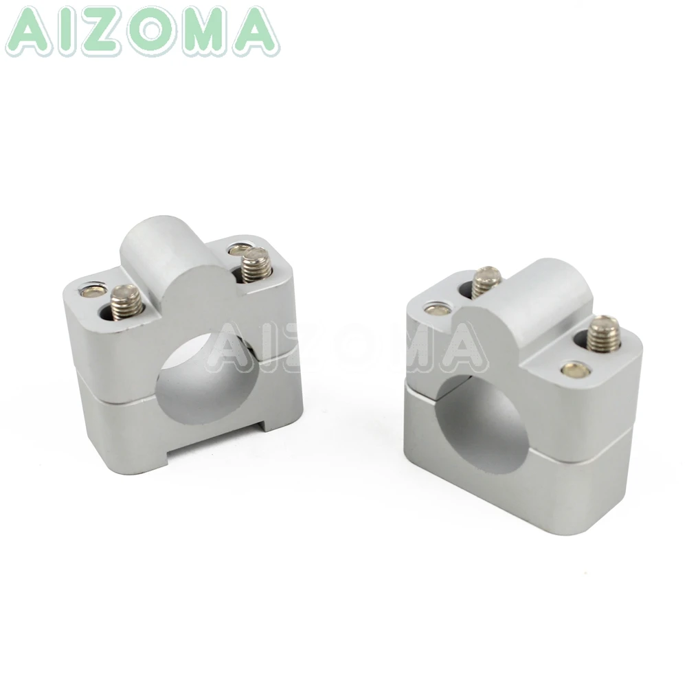 1 пара Универсальный 1 1/" и 28 мм руль стояки для скутера ATV мотокросса высокое качество Заготовка алюминий 1,125 дюймов крепежные хомуты