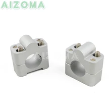 1 пара Универсальный 1 1/" и 28 мм руль стояки для скутера ATV мотокросса высокое качество Заготовка алюминий 1,125 дюймов крепежные хомуты