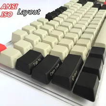 Холодный джаз черный светильник серый смешанный Dolch толстый PBT ANSI ISO раскладка 104 87 61 Keycap OEM профиль ключ крышка для MX механическая клавиатура