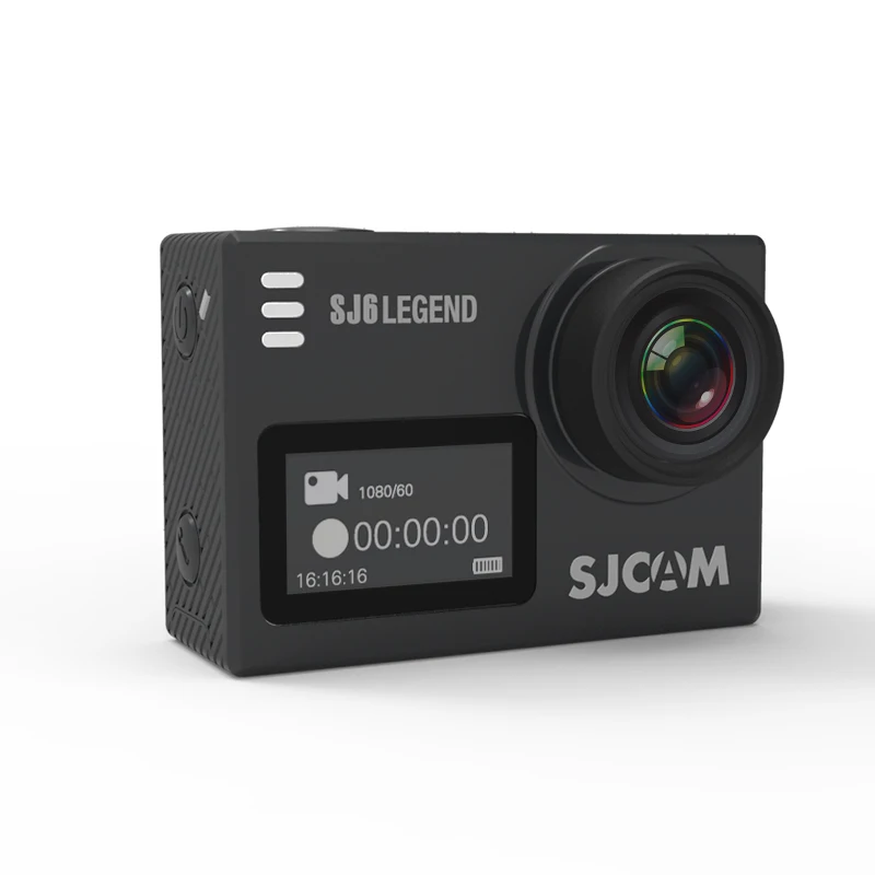 SJCAM SJ6 Legend& SJ6 Legend Air 4 K 24FPS Удаленная Экшн-камера водонепроницаемая Спортивная DV 2,0 сенсорная камера на шлем w/аксессуары - Цвет: SJ6black