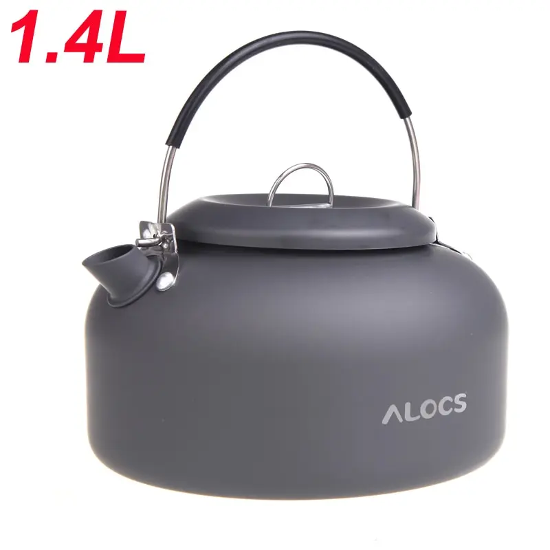 ALOCS Чайник Посуда для походов горшок PicnicWater заварник для чая и кофе Алюминиевый горшок для выживания походный военный чайник
