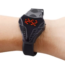 The new leisure men ‘s fashion watch Cobra LED watch digital display triangular watch rubber sports watch