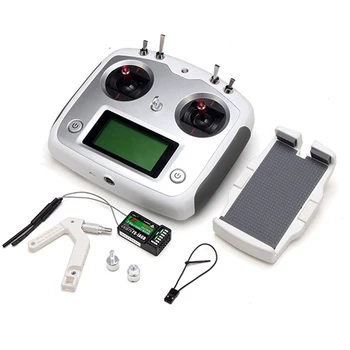 

F17905 Flysky FS-i6 6CH receiver 2.4G Transmitter + FS-iA6B Receiver + Mobile Holder Set Self Center Throttle Mode