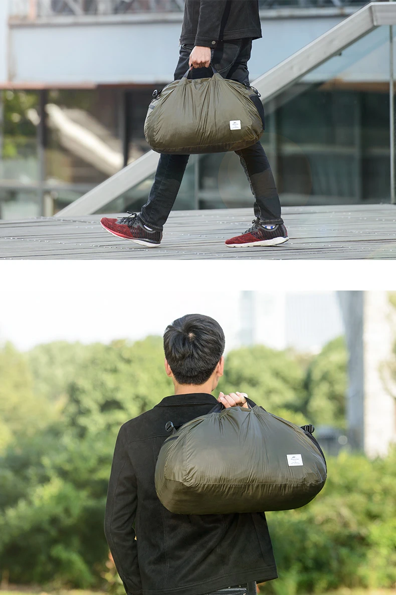 Silicone à Prova Bolsa de Viagem Bolsa de Ombro 32l ao ar Naturehike Dobrável Dwaterproof Água Bolsas Acampamento Unisex Ultraleve Livre Mochila Turística 20d 7 Esporte e Lazer