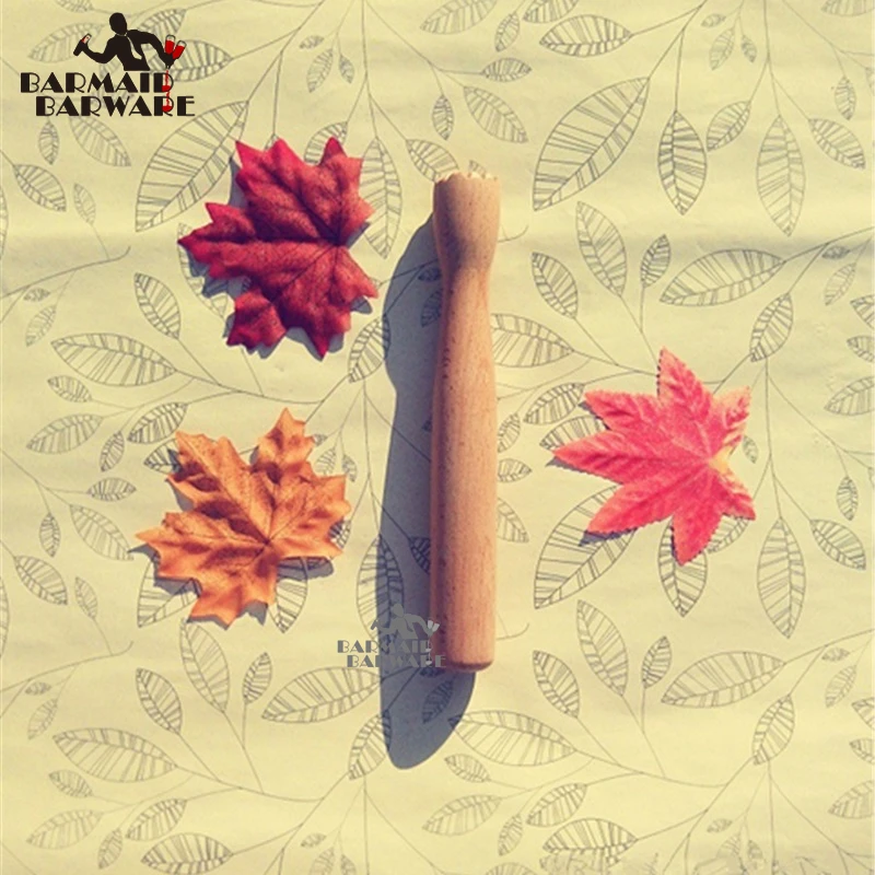 

18.5cm Wooden Bartender Lemon Ramming Muddler Bar Mojito Cocktail Must Crush Club Ice Hammer
