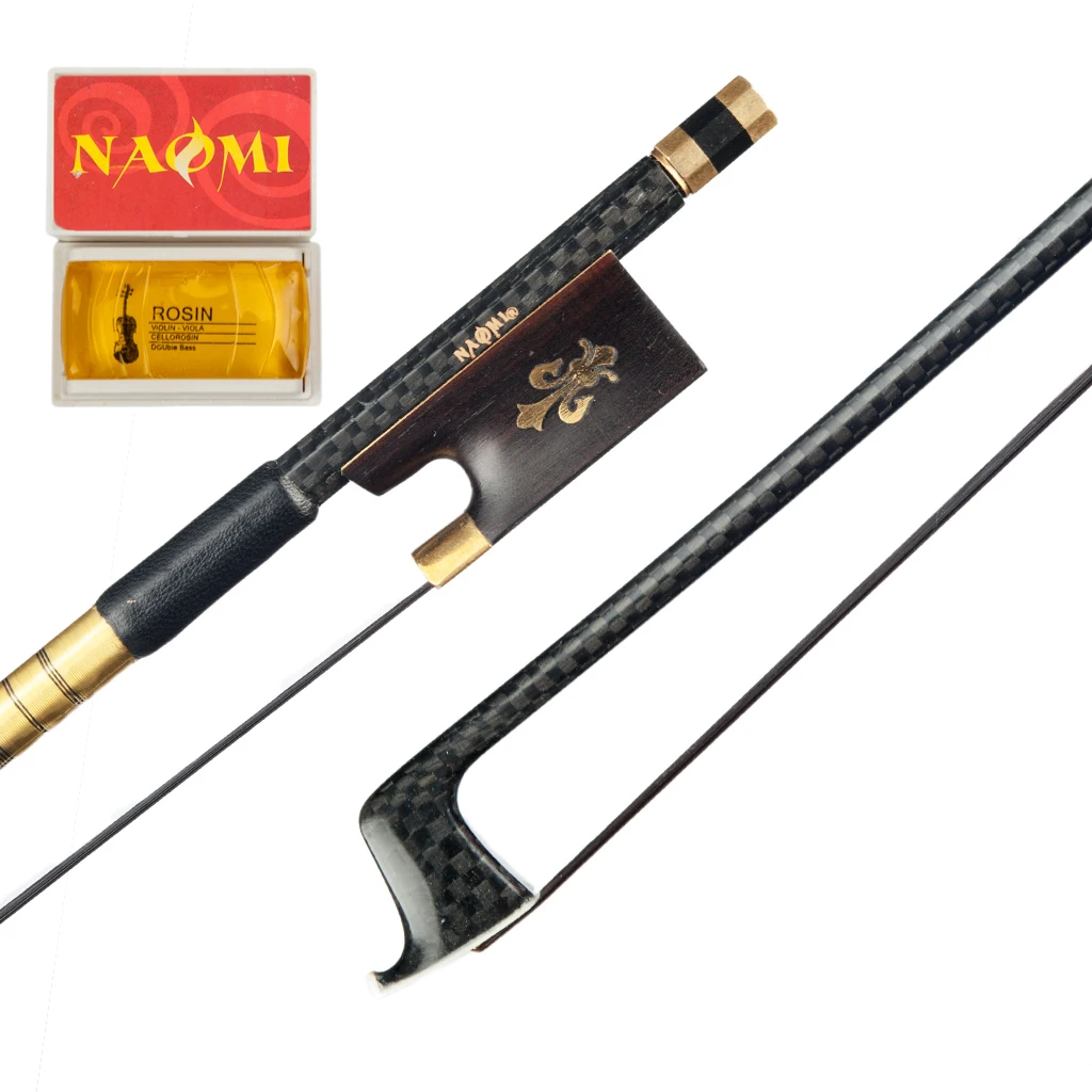 Naomi Carbon Fiber Bow +Rosin Violin Bow High Quality Violin Part