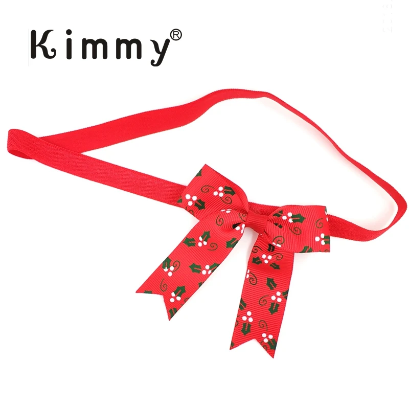 

Pre-made self tie Christmas Gift Box Bow with Elastic Band