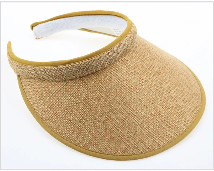 Мода топлесс Солнцезащитная шляпка для Для женщин Регулируемый соломенная шляпа Кепка с большой козырек для путешествия женская летняя сумка для пляжа Шапки на продвижение