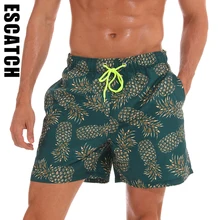 Бренд Escatch, мужские плавательные шорты, быстросохнущие шорты для серфинга, мужские пляжные шорты, размер XXXL, купальный костюм для мальчиков, ES04CC