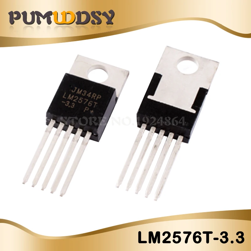 10pcs/lot Free shipping 3.3V three-terminal regulator LM2576T-3.3 LM2576-3.3 LM2576 TO220 new original IC | Электронные