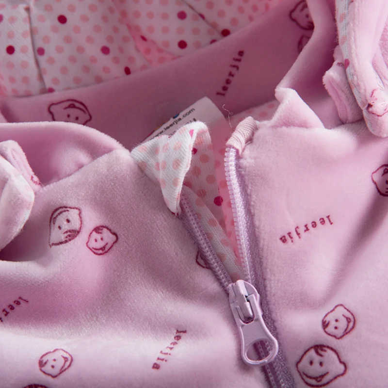 Baby Romper For Boys Girls Spring Winter Jumpsuit Thick Hooded Newborn Bebe Bodysuits Costume Infant Cotton Rompers Clothing Set (4)