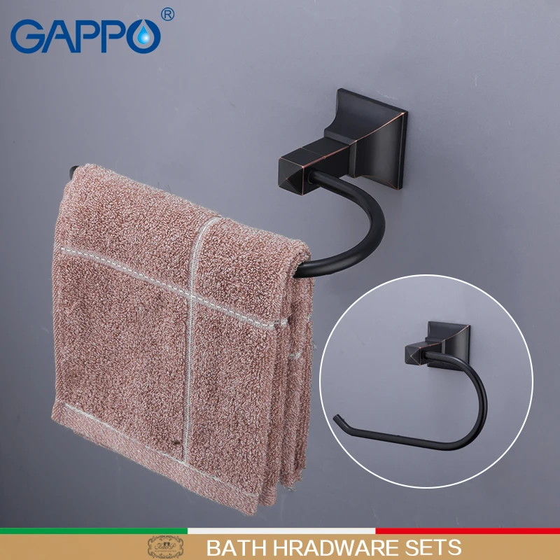 GAPPO Towel Bars Brass Wall Mounted towel rack bathroom Holders Bath Hardware accessories | Обустройство дома