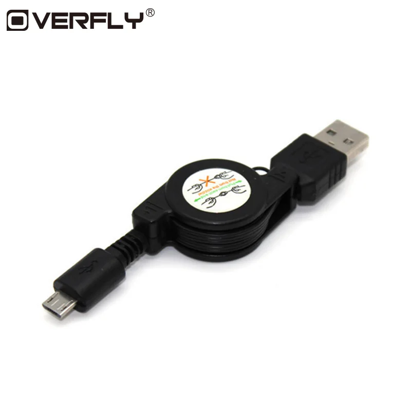 Beste 80CM Data Cable Retractable Micro USB Data Cable Sync Charger Cable for Samsung Android iphone Xiaomi Huawei