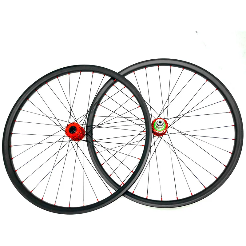 29er Углеродные колеса mtb колеса бескамерные 30x30 мм Внутренние 25 мм симметрия mtb wheelse 29 Углеродные колеса 100 hope 4 boost 110 148