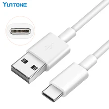 200 шт 1 м 3 фута Быстрая зарядка usb type C кабель для одного плюс USB C USB Кабель зарядного устройства для samsung Galaxy S9 S8 Plus Letv
