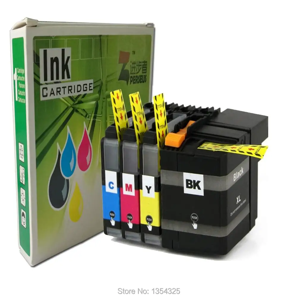 

PERSEUS Ink Cartridge For Brother LC229XL LC225XL High Capacity With Chip Compatible MFC-J5320DW/J5620DW/J5625DW  Printer