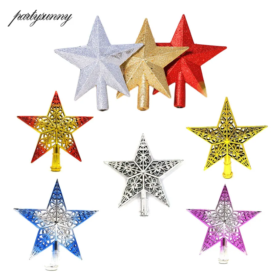 1pcs 20cm christmas tree top star decoration christmas 1pcs 20cm christmas tree top star decoration christmas