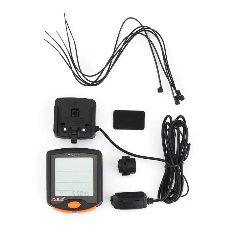 Bike Speed Meter Digital Bike Computer Multifunction Waterproof Sports Sensors Bicycle Computer Speedometer (2)