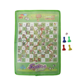 

Snake and Ladder Kids Flying Chess Non-woven Fabric Portable Family Board Game