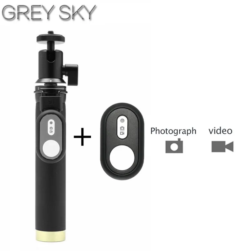 

Bluetooth Remote Control Handheld monopod Tripod Selfie Stick for Xiaomi YI xiao yi 4k 2 Camera accessories