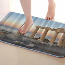 Руины стиль Коврики для улицы, смешной Противоскользящий коврик для ванной, дверные коврики, дверные коврики под входную дверь