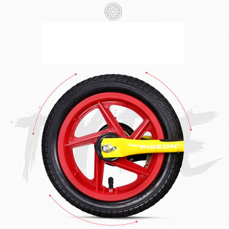 2-3 Years Old Carbon Steel Alloy Rear Wheel Hold Brake Pneumatic Tire Child Balance Bike for Boys and Girls
