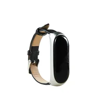 Для mi Band 3 браслет из натуральной кожи для Xiao mi Band 3 Кожаный ремешок+ Замена Металлической Рамки ремешок для часов