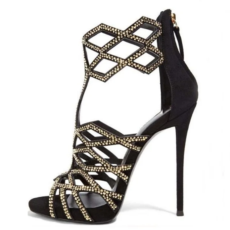 embellished back heels
